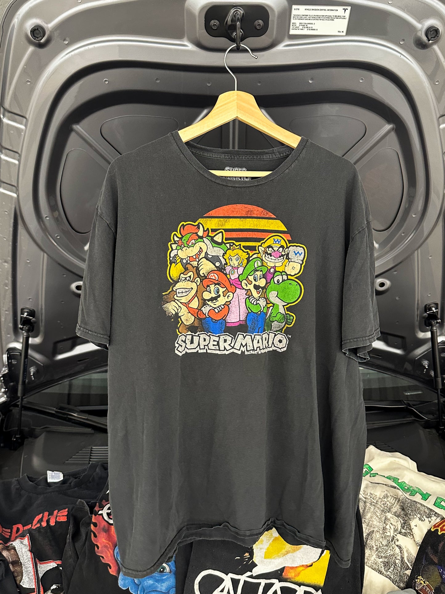 Super Mario Bros Retro Sun Tee