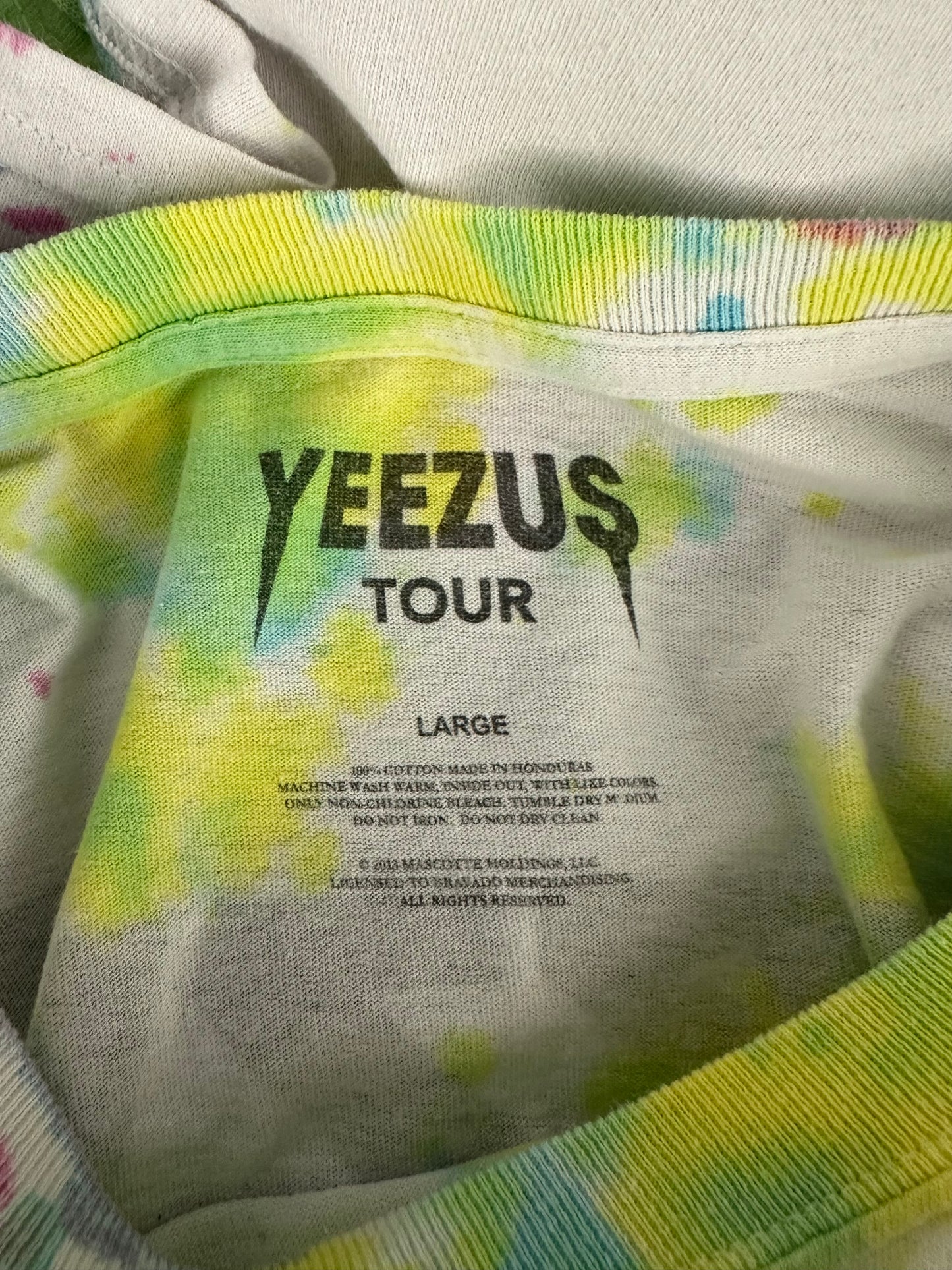 Kanye West Yeezus Tour 2015 Tie-Dye Long Sleeve – Los Angeles Date