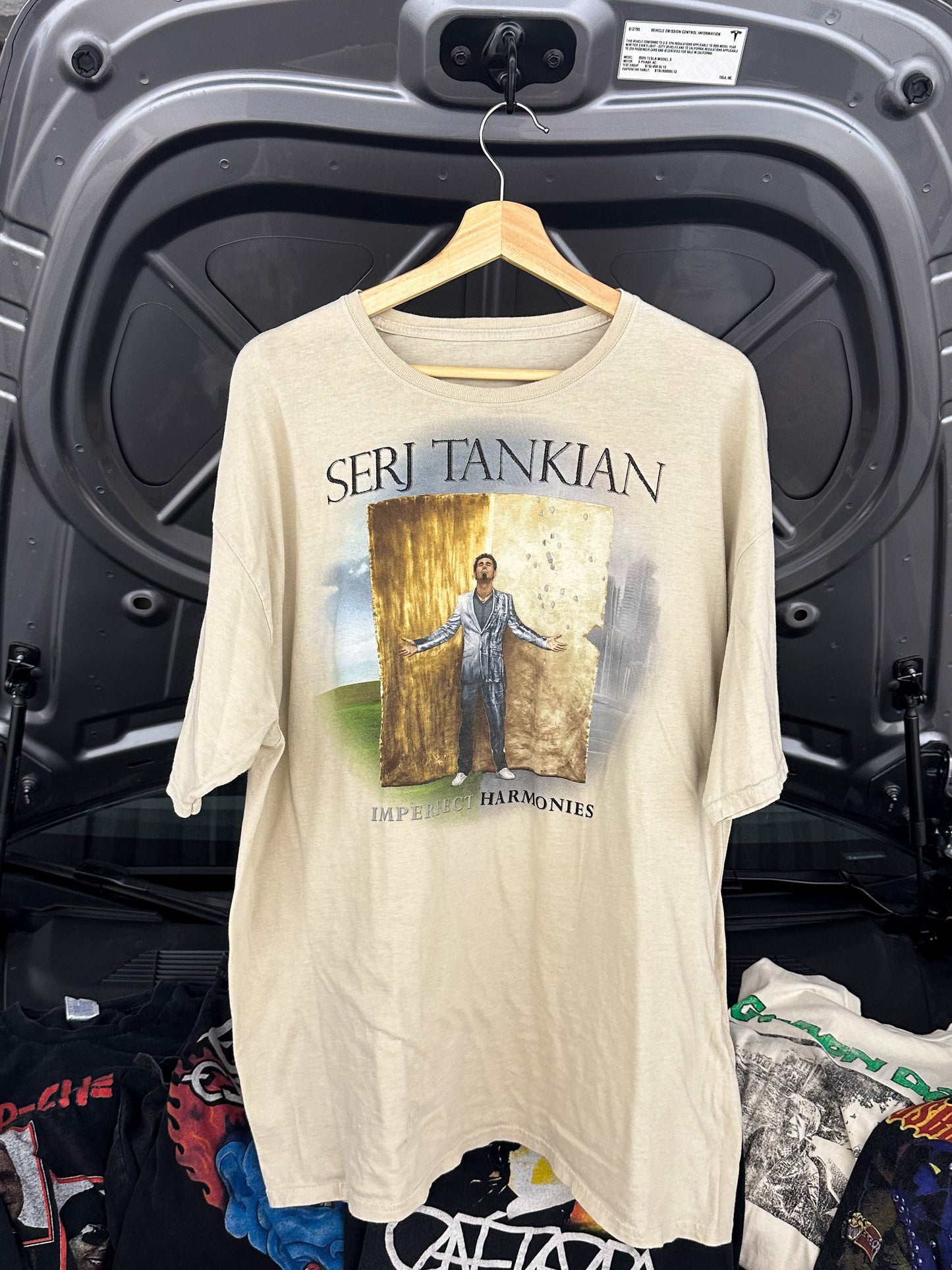 Serj Tankian ‘Imperfect Harmonies’ Album Art Vintage Tee