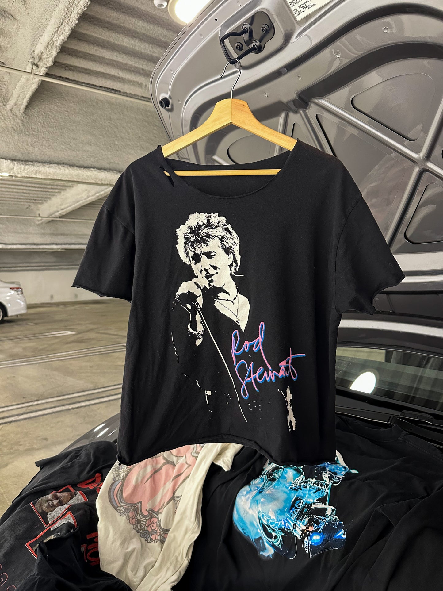 Vintage Black Rod Stewart TOUR 2018 Tee