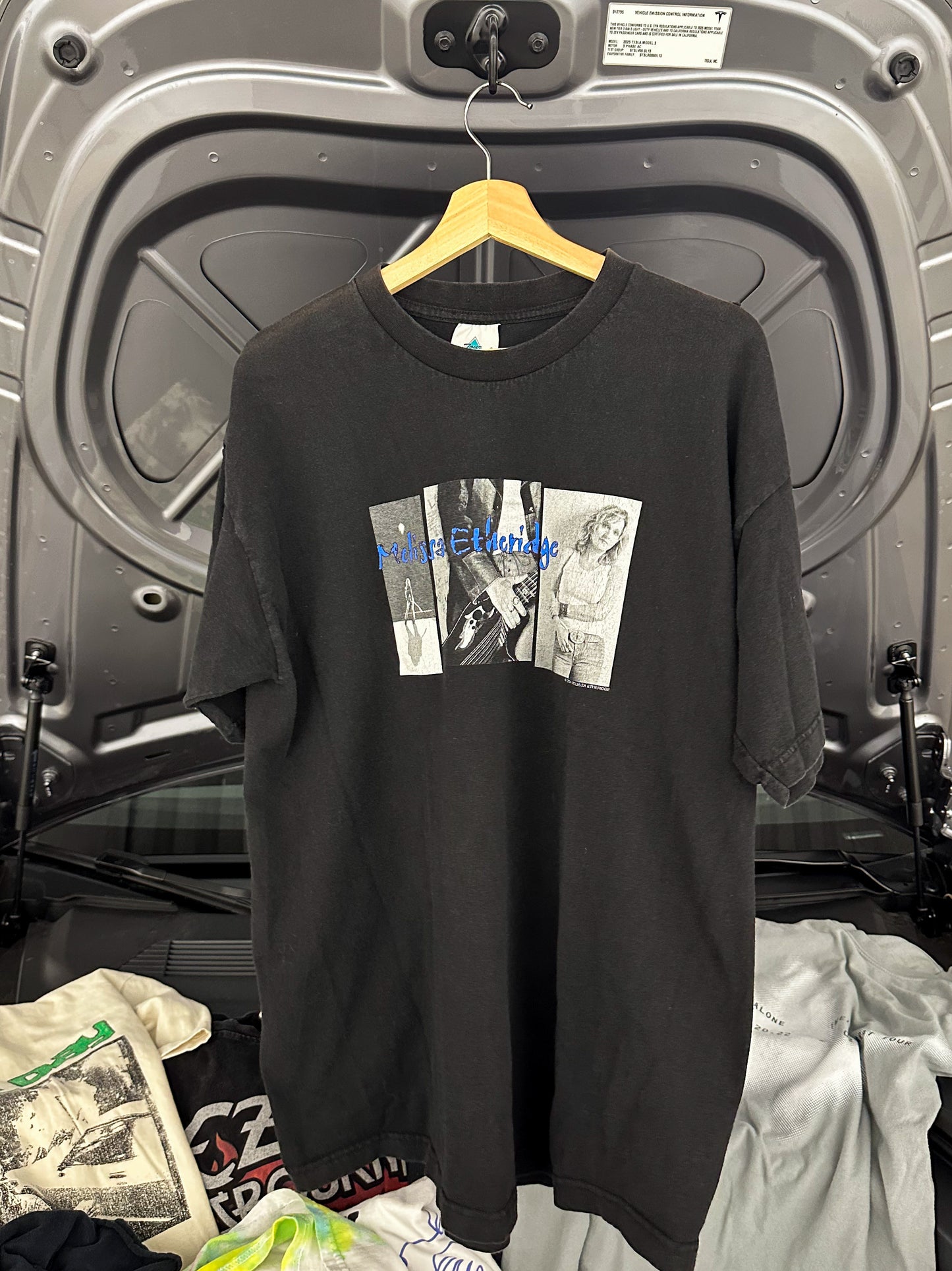 Melissa Etheridge ‘Live And Alone’ Tour 2001 Oversized Vintage Black Tee