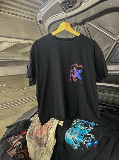 Halsey ‘HFK’ North America / World Tour 2018 Boxy Fit Washed Black Tee