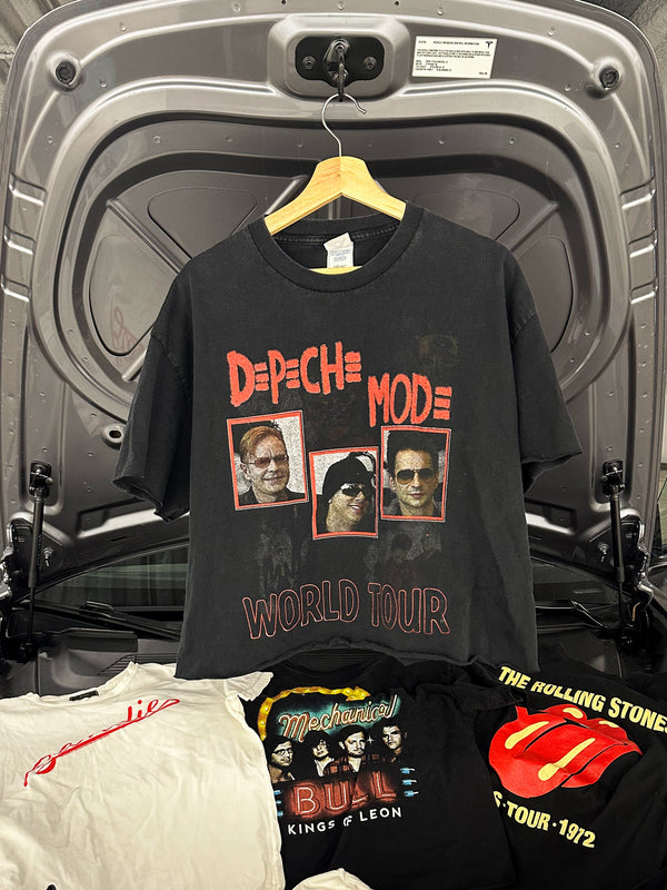 Depeche Mode “Touring the Angel” 2005/2006 World Tour Tee | Washed Black Boxy Fit