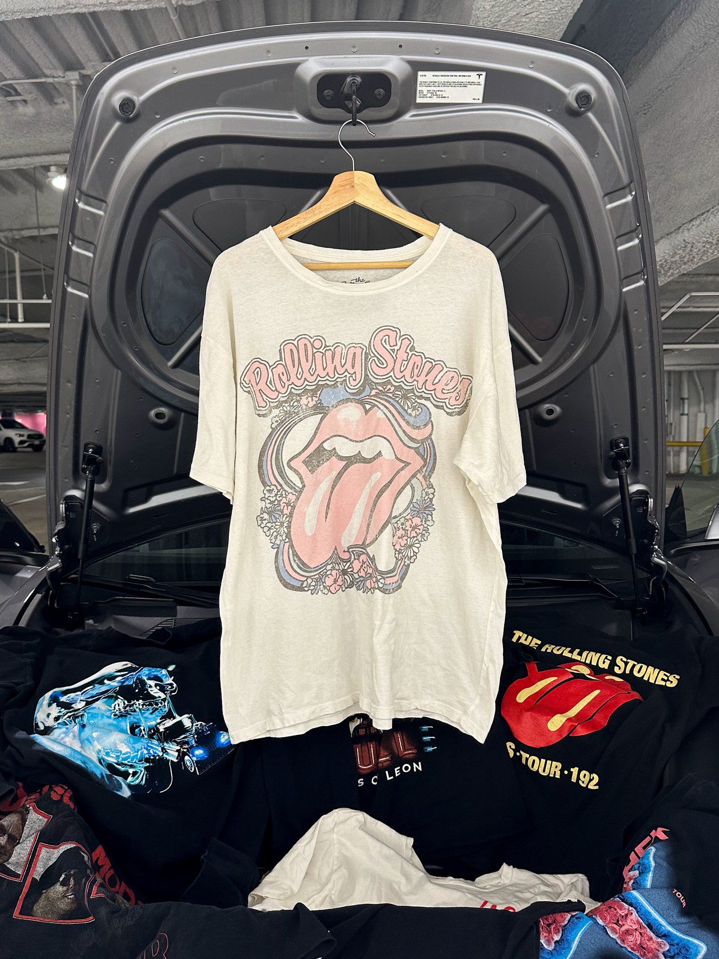 Vintage White The Rolling Stones Graphic Tee
