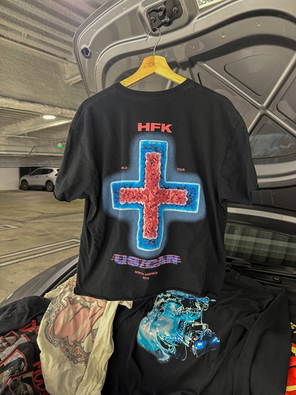 Halsey ‘HFK’ North America / World Tour 2018 Boxy Fit Washed Black Tee